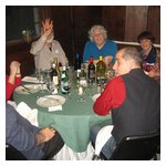 The roomful of Alfisti enjoying the holiday feast