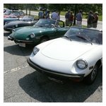 A few shots of our Alfas etc. lined up to go at the Maine Tourism Center
