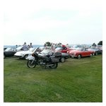 Some shots of the crowd and our cars shortly after our arrival