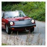 A few shots of the Alfas rounding a curve taken at an outpost by John DeWaele