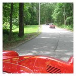 The view from the passenger seat of Rod's SS