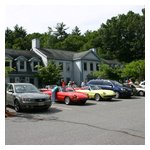 A view of Dr. Menna's parking lot