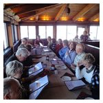 A few shots of the crowd gathered at the Mill Wharf