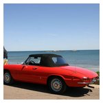 Ken & Barbara Buntrock's '69 Spider at Minot Beach