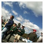 Peter Walker launches the Sortie at the drivers meeting