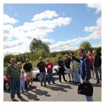Peter Walker launches the Sortie at the drivers meeting