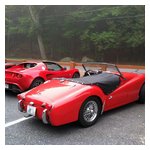 Bob Stahlbush's TR-3 and the Dursos' Lotus Elise