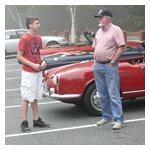 Tom's grandson Cam strategizing with Rod