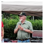 Rod Burdick singing 'Il Canto degli Italiani' at the closing ceremonies