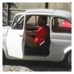 Tucked into the Abarth