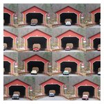 Deb & Judy took photos of all of our cars as they emerged from the covered bridge, and are sending them to all of the participants