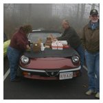 Deb & Dan setting up the coffee, donuts, and muffins to get us started