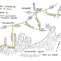 An example page from Phil's high-tech maps, which were easier to follow than "real" high-tech maps (and much more fun)