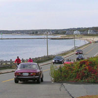 On the road and along the water