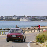 On the road and along the water