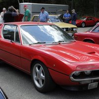 Many shots of the many cars gathered in the GMS parking lot