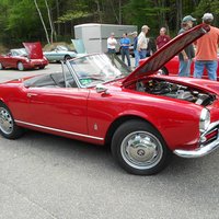 Many shots of the many cars gathered in the GMS parking lot