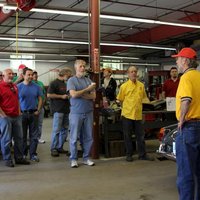 AONE President Tom Lesko offered a tribute to Paul Glynn's 50 years of continuous Alfa Romeo ownership