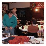 Tom Ducibella's number was called early, and he got the signed Schumaker print