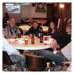 Hobnobbing, eating, drinking, enjoying