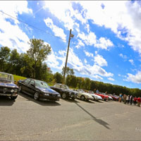 A few shots of our Alfas gathered in the Fillin' Station parking lot