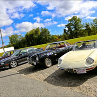 A few shots of our Alfas gathered in the Fillin' Station parking lot