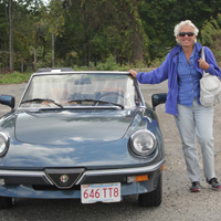 Debby Slavitt joins her first AONE tour with her '88 Spider