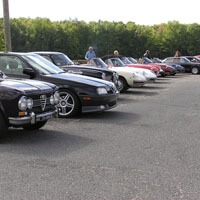 A few shots of our Alfas gathered in the Fillin' Station parking lot