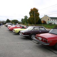 Our Alfas dominate the Parking lot at Carmella's