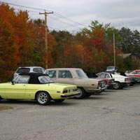 Our Alfas dominate the Parking lot at Carmella's