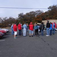 But the show must go on - the drivers meeting convenes