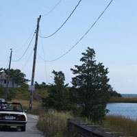 The regiment passes by a salt pond
