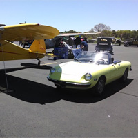 Douglas & Janet Fields's pair of yellow conveyances