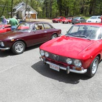 Some shots of the myriad Alfas in the GMS parking lot