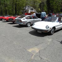 Some shots of the myriad Alfas in the GMS parking lot