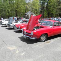 Some shots of the myriad Alfas in the GMS parking lot