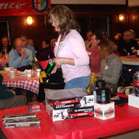 ...and Patti DeWaele makes off with her selection