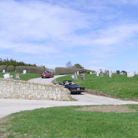 Our route through a section of town whose residents enjoy great ocean views