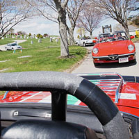 Our route through a section of town whose residents enjoy great ocean views