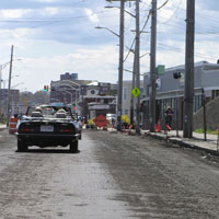 Not all the roads were in pristine condition