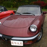 Some shots of our cars at the Hardwick Winery stop