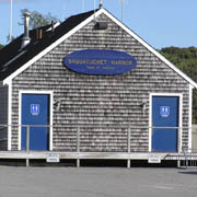 Why, it's the Saquatucket Harbor ... restrooms!