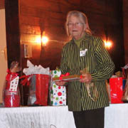 Arline France appears to have her eye on something that's already been opened