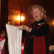 Jean Ann Bostwick is genuinely pleased with the gift she unwrapped