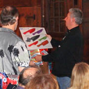 John DeWaele unveils a set of multi-colored knives