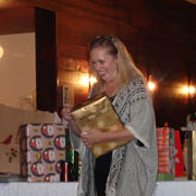 A bunch of shots of swappers as their numbers were called and they selected their gifts