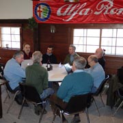 Before the party, the AONE Directors conducted some official business