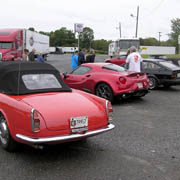 56 years separate the two Alfas in the foreground