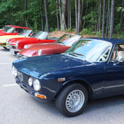 We get to line up along to upper edge of the Old Mill parking lot