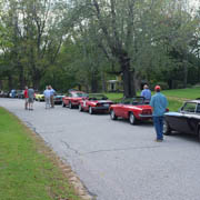 A few shots of our Alfas parked along the Petersham green